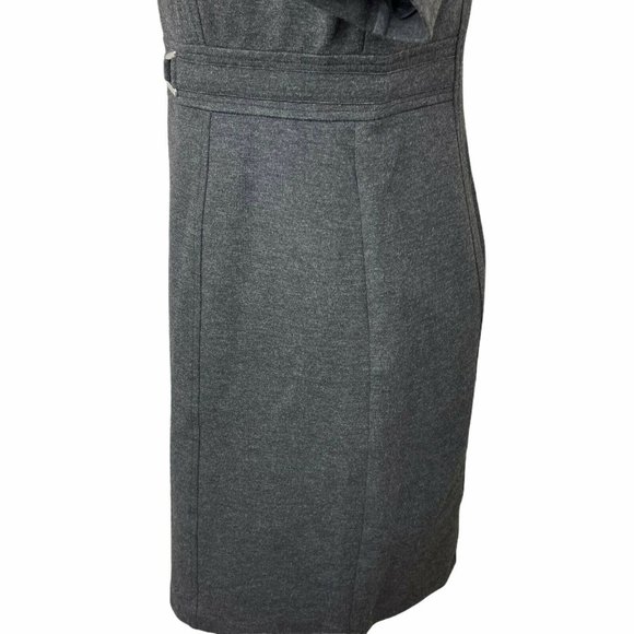 WHITE HOUSE BLACK MARKET GRAY SIZE 10 PONTE KNIT W - Picture 6 of 12